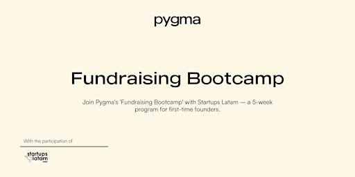 Imagen principal de Fundraising Bootcamp