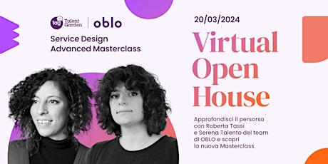 Virtual Open House | Service Design Advanced Masterclass  primärbild