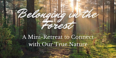 Belonging in the Forest: A Mini-Retreat to Connect with Our True Nature primary image