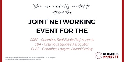 Columbus CREP CLA CBA Joint Professional Happy Hour primary image