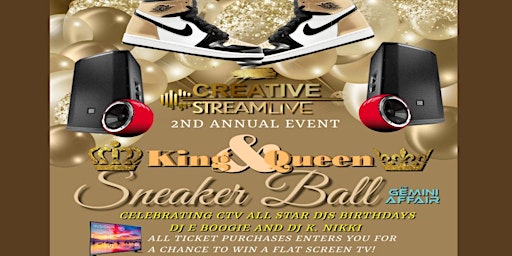 Imagem principal do evento CTV Kings and Queens Sneaker Ball Gemini Affair
