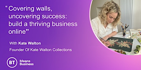 Covering walls while uncovering success: Build a thriving business online. primary image