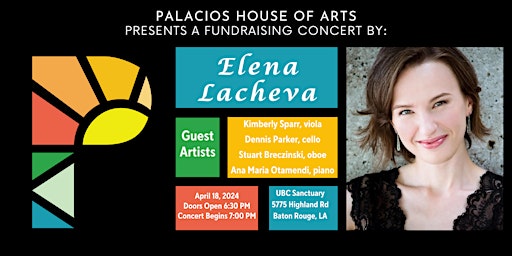 Hauptbild für Elena Lacheva Fundraising Concert for Palacios House of Arts