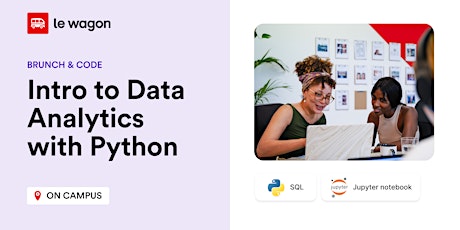 Image principale de Brunch & Code: Intro to Data Analytics with Python