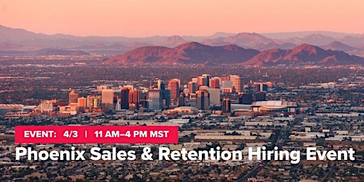 Primaire afbeelding van DISH Phoenix Sales & Retention Hiring Event