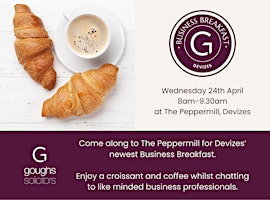 Imagem principal do evento Goughs Business Breakfast in Devizes