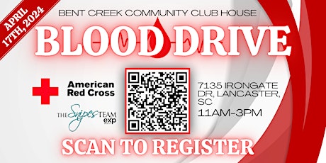 Red Cross Blood Drive: The Snipes Team at Bent Creek Community Club House