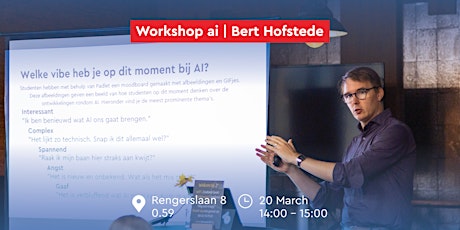 Hauptbild für Workshop AI | Bert Hofstede
