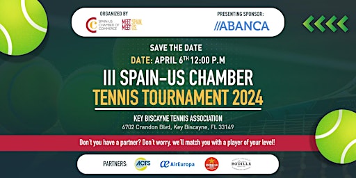 III Spain-US Chamber Tennis Tournament primary image