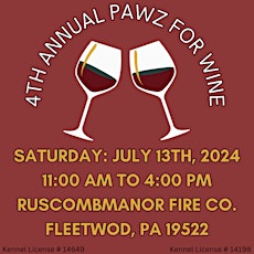 4th Annual Pawz for Wine