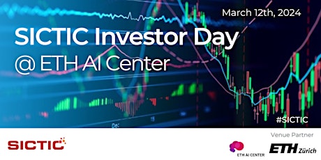 Image principale de 125th  SICTIC Investor Day @ ETH AI Center