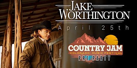 Imagem principal do evento Jake Worthington (Country Jam Pre-Party)