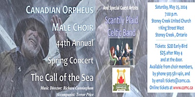 Primaire afbeelding van 44th ANNUAL SPRING CONCERT   "THE CALL OF THE SEA"