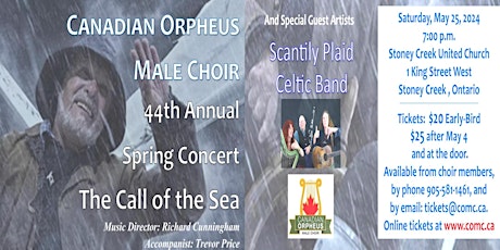 Image principale de 44th ANNUAL SPRING CONCERT   "THE CALL OF THE SEA"