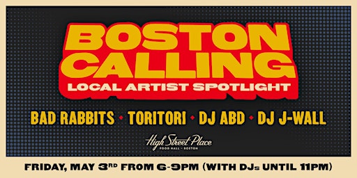 Image principale de Boston Calling Night: Bad Rabbits, ToriTori and more!