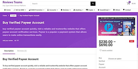 Buy Verified Payeer Account