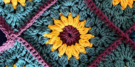 Crochet a Granny Square  with Stitch in Hackney craft group