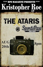 The Ataris (acoustic with Kristopher Roe) at Sports Page Live Aug 20th primary image