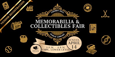 Imagem principal do evento CHPL Memorabilia & Collectibles Fair - Vendor Registration