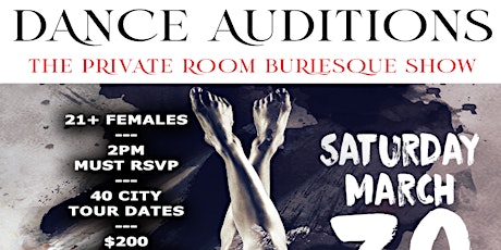 Dance Auditions | REVERSE VIXENS needed! primary image