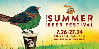 Hauptbild für Michigan Brewers Guild 25th Annual Summer Beer Festival