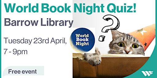 Immagine principale di World Book Night at Barrow Library 