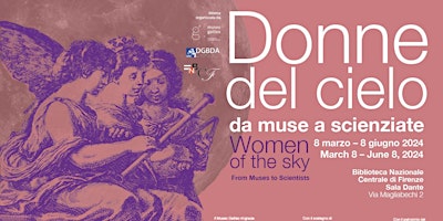 Immagine principale di Visite guidate alla mostra "Donne del cielo: da muse a scienziate" 