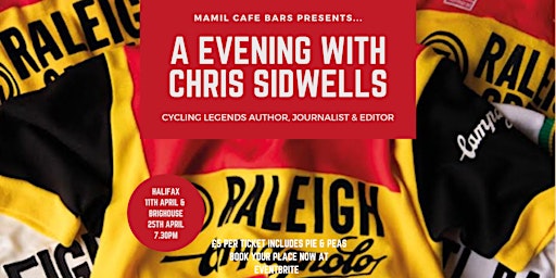 Primaire afbeelding van A Evening with Chris Sidwell - Cycling Legends