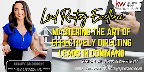 Image principale de Tech Training: Lead Routing Excellence