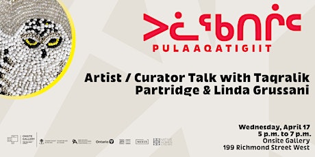 Artist / Curator Talk with Taqralik Partridge and Linda Grussani  primärbild