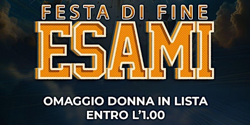 Primaire afbeelding van FESTA DI FINE ESAMI - UnigParty - 09/03/2024