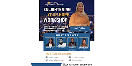 Enlightening Your Hope Workshop