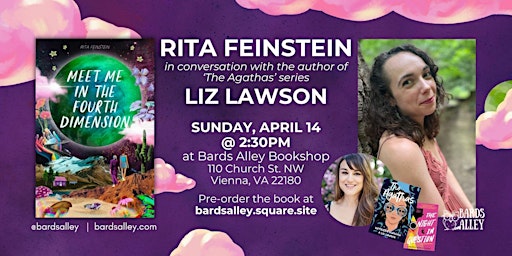 Book Talk: Rita Feinstein with Liz Lawson | MEET ME IN THE FOURTH DIMENSION primary image