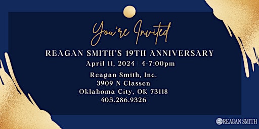 Image principale de Reagan Smith 19th Anniversary Party