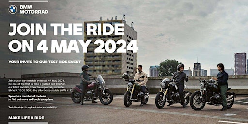 Hauptbild für BMW Motorrad Retailer Roadshow 2024 North Oxford