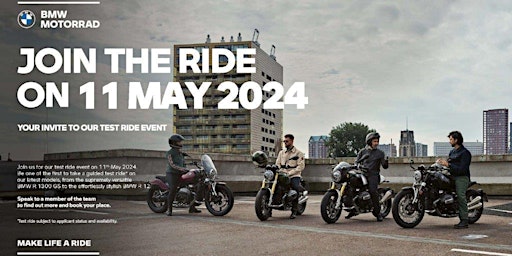 Image principale de BMW Motorrad Retailer Roadshow 2024 Vertu Rotherham