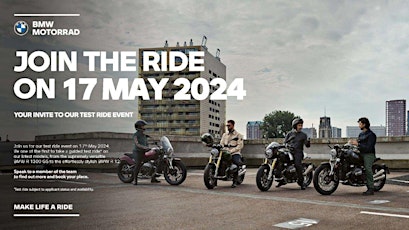 Hauptbild für BMW Motorrad Retailer Roadshow 2024 Balmer Lawn