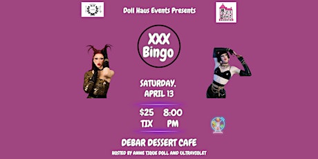 Drag Bingo at DeBAR Guelph! Starring Anne Tique Doll and Ultraviolet!