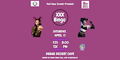 Drag Bingo at DeBAR Guelph! Starring Anne Tique Doll and Ultraviolet! primary image