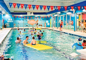 Imagem principal do evento Join us for a FREE Family Swim Event hosted by Macaroni Kid Montgomery