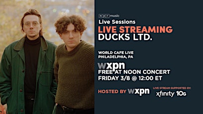 WXPN Free At Noon with DUCKS LTD. primary image