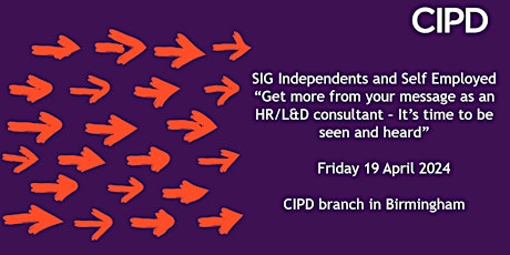 SIG Independents and Self Employed “Get more from your message as an HR/L&D primary image