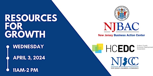 NJBAC Northern Regional Resources for Growth: Small Business Event