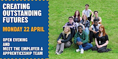 Imagen principal de Open Evening and Meet the Employer Event  - 22 April 2024