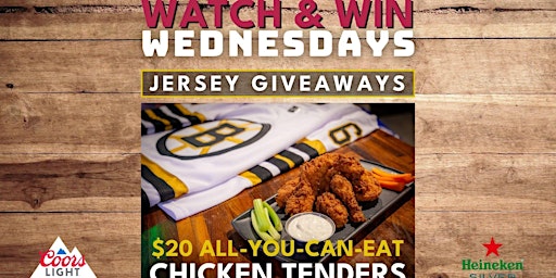 Primaire afbeelding van All-you-can-eat Chicken Tenders & Jersey Giveaway