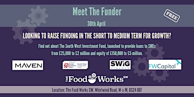 Imagem principal do evento Meet the Funder with The South West Investment Fund