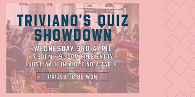 Imagem principal do evento Triviano's Quiz Showdown at Abingdon Street Market