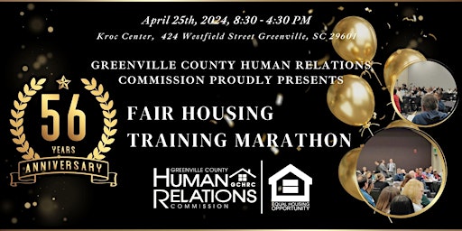 Primaire afbeelding van 56th Anniversary of Fair Housing Marathon