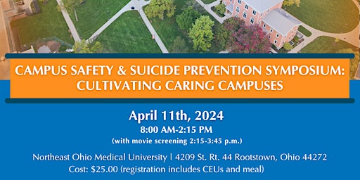 Imagem principal do evento OPCSMH 2024 Campus Safety & Suicide Prevention Symposium