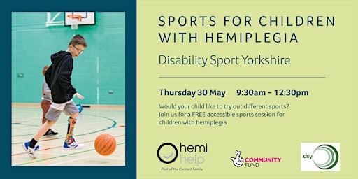 Image principale de FREE Sports for All at Disability Sport Yorkshire (Hemi Help): AM session